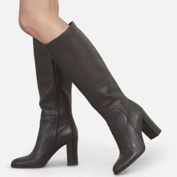 Kenneth Cole JUSTIN LEATHER HIGH HEEL KNEE BOOT - Picture 3 of 6